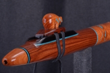 Honduran Rosewood Native American Flute, Minor, Bass A-3, #U4I